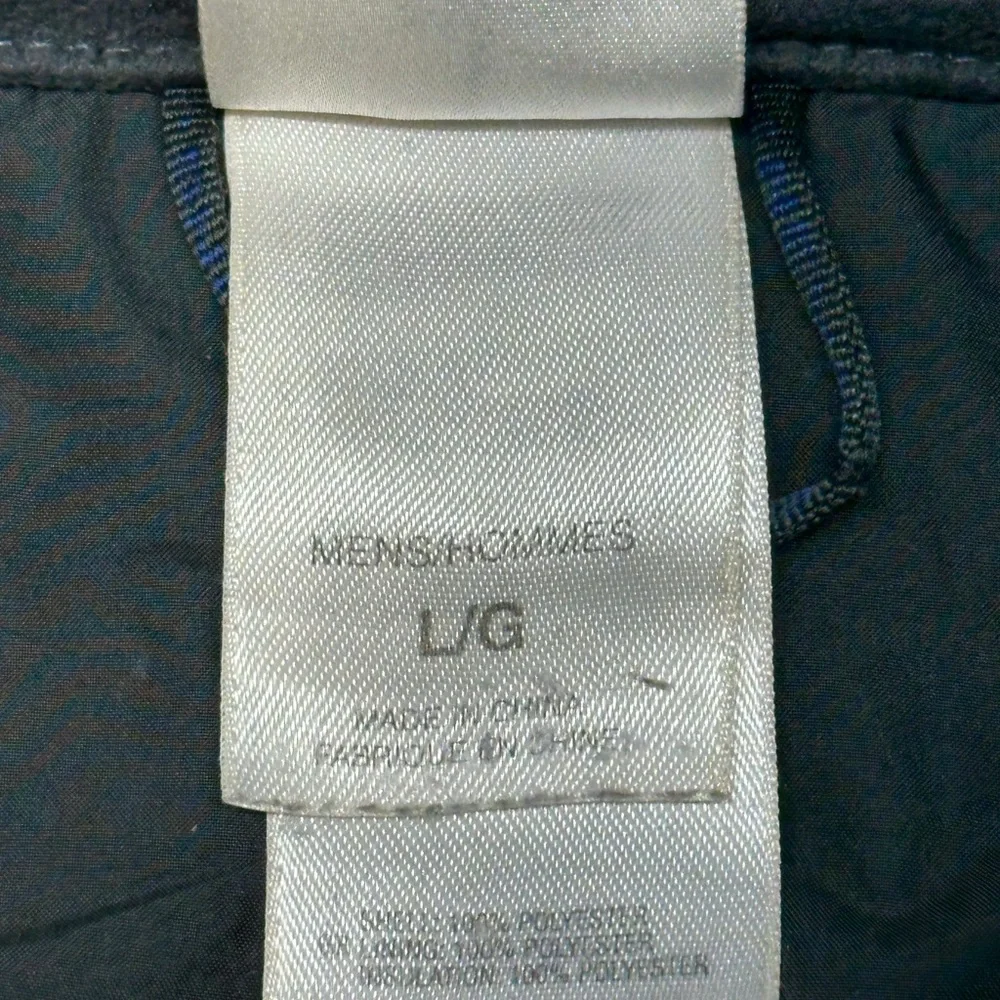The North Face Jacket Men Large Gray Quilted Full Zip Lightweight Insulated